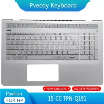 Новый чехол для ноутбука HP Pavilion 15-CC TPN-Q191, упор для рук, клавиатура, американская английская версия, верхняя крышка