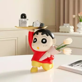 Новый Crayon Shin-Chan Входная фигурка ключа для оформления интерьера гостиной, домашние украшения, игрушки для новоселья