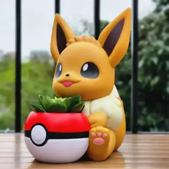 Новый цветочный горшок с покемоном Charmander Squirtle Bulbasaur, фигурка в горшке, аниме, модель канистры, статуя, игрушки, украшение для рабочего стола, подарки