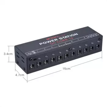 Новый DC-CORE10 Mini источник питания 9V 12V 18V гитарный эффект десять изолированных выходов компактный портативный