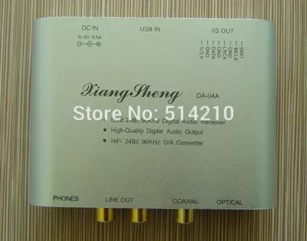 Новый декодер TE7022, коаксиальный RCA выход для наушников WM8761 24 бит 96 кГц mini USB DAC