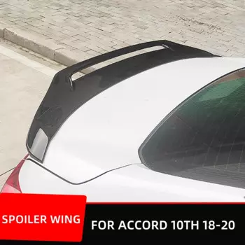 Новый дизайн крышки багажника автомобильный спойлер Крылья для Honda Accord 10 Седан 4 двери 2018 2019 2020 углеродный черный внешний карбон/ФАП