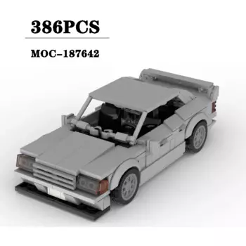 Новый конструктор MOC-187642 Supercar 190e EVO1, сращивающийся сборный конструктор, модель 386 шт., игрушка на день рождения, детский подарок