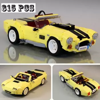 Новый конструктор MOC (2 в 1) AC Cobra и Miata MX5, подходит для модели города 10271 года, Строительный набор, конструкторы, игрушки для детей, подарки на день рождения, для мальчиков