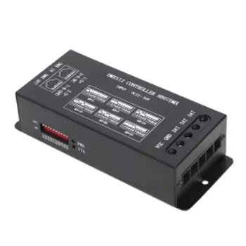 Новый контроллер DMX512, подключение к консоли DMX512, поддержка WS2812,WS2813,UCS1903,Etc.13 каналов DMX на устройство