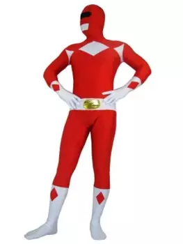 Новый красный Zyuranger Sentai косплей костюм спандекс боди Sentai Zyuranger рейнджер Косплей костюмы рейнджер зентай просто боди