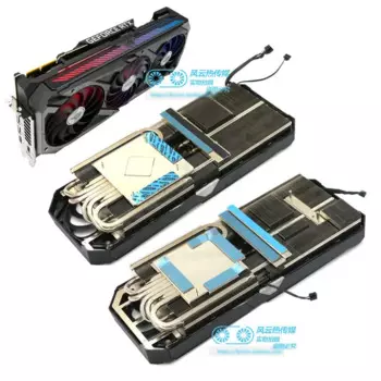 Новый кулер для видеокарты ASUS ROG STRIX RX6700XT RTX3060ti RTX3070 RTX3070Ti RTX3080 RTX3080ti RTX3090