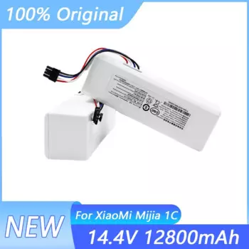 Новый литиевый аккумулятор 18650 14,4 В 12800 мАч, для робота-пылесоса Xiaomi Mijia 1C, сменные перезаряжаемые литий-ионные батареи
