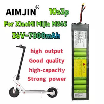 Новый литий-ионный аккумулятор 18650 10S3P 36 В 7800 мАч для аккумулятора XIAOMI M365 1S Mijia pro
