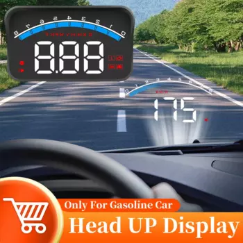 Новый HUD автомобильный проекционный дисплей OBD2 спидометр часы температура воды Вольт км/ч MPH авто электроника проектор лобового стекла