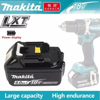 Новый Makita 18 в 3 Ач/5 Ач/6 Ач Makita литий-ионный аккумулятор BL1830B BL1850B BL1850 BL1840 BL1860 BL1815 сменный литиевый аккумулятор