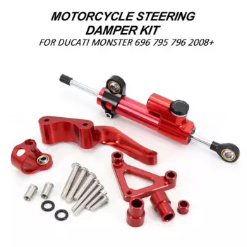 Новый модифицированный мотоцикл для Ducati 795 796 2008-up рулевой демпфер стабилизатор монтажный кронштейн комплект поддержки