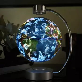 Новый необычный Магнитный левитационный Глобус Созвездие настольная лампа креативный офисный подарок на день рождения лунный Ночник светильник