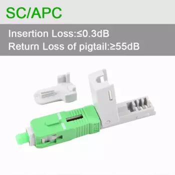 Новый оптический Быстрый коннектор ECS 250D SC APC Fibe FTTH 55 мм SC UPC волоконно-оптический Быстрый коннектор встроенный холодный коннектор инструмент
