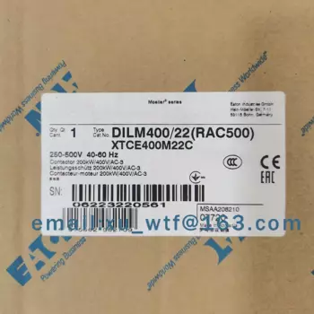 Новый оригинальный контактор DILM400/22 (RA250) в наличии со склада для быстрой доставки