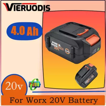 Новый оригинальный литий-ионный аккумулятор большой емкости для WORX WA3578 - PowerShare 20 в 4,0 Ач