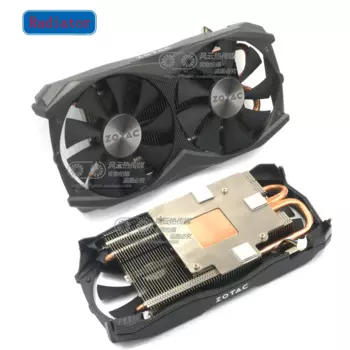 Новый оригинальный радиатор для видеокарты ZOTAC GTX960 GTX950 AMP 4 ГБ 2 ГБ, 1 компл.