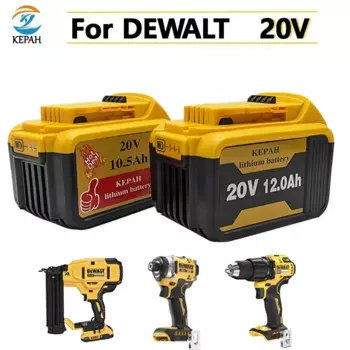 Новый оригинальный сменный литиевый аккумулятор DCB200 20 В 12 Ач для Dewalt 18 В DCB184 DCB200 DCB182 DCB180 DCB181 DCB182 DCB201 DCB206