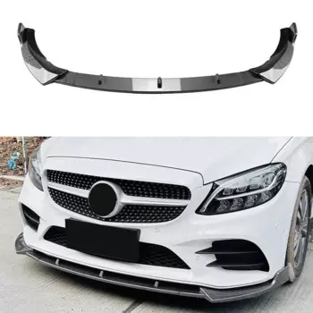 Новый! Передний бампер, спойлер, сплиттер для Mercedes-Benz C-Class W205 C205 S205 AMG 2019 2020 2021, комплекты тюнинга кузова