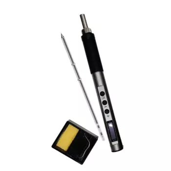 Новый портативный электрический паяльник PTS100 T12 5-20 В PD65W, сварочная станция с регулируемой температурой металлического корпуса