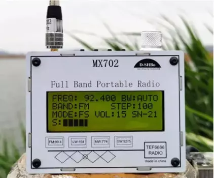 Новый портативный Радиоприемник MX702 TEF6686 высокой чувствительности FM/MW/HF/LW, короткая волна с батареей 5000 мАч