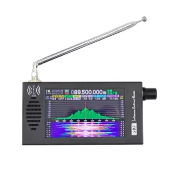 Новый SDR101 программно определяемый радиоприемник SDR 4,3 дюйма IPS сенсорный экран 100K-149 МГц CW/WFM/SSB/FM/AM/SW/Air-Band приемник DSP