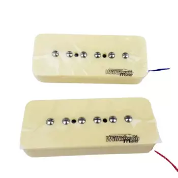 Новый Wilkinson WO90 1 комплект, 2 шт., кремовое мыло P90, одна катушка, гриф и бридж, звукосниматели для хамбакера для электрогитары
