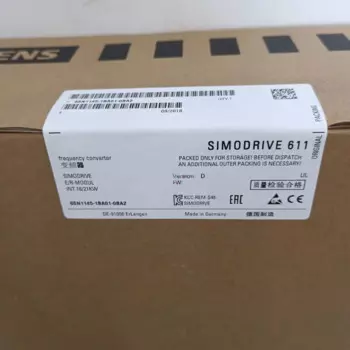 Новый внутренний охлаждающий линейный контактор 6SN1145-1BA01-0BA2 кВт с нормально закрытыми контактами 6SN1 145-1BA01-0BA2