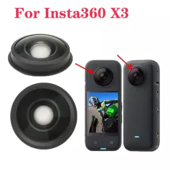 Новый высококачественный стеклянный объектив для Insta360 X3, запасные части для экшн-камеры, аксессуары для Insta360 One X3