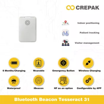 NRF 52810 водонепроницаемый беспроводной Перезаряжаемый Bluetooth значок-Маяк Активный RFID Ibeacon BLE 5,0 тестер-тег 31