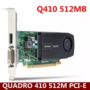 NVIDIA Quadro 410 Q410 PCI-E 16X Профессиональная видеокарта DP Порт для рисования Видеокарта / Замена 1800 FX 580