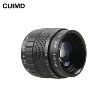 Объектив 50 мм F1.4 CC TV + Крепление C + макрокольцо для Nikon F AI Mount SLR Camera D5600 D5300 D3300 D3400 D750