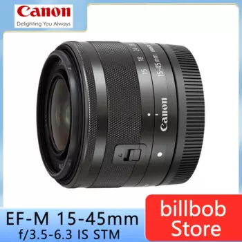 Объектив Canon 15-45 мм, объектив Canon EF-M 15-45 мм f/3,5-6,3 IS STM для камеры Canon M1 M2 M3 M5 M6 M10 M50 M100
