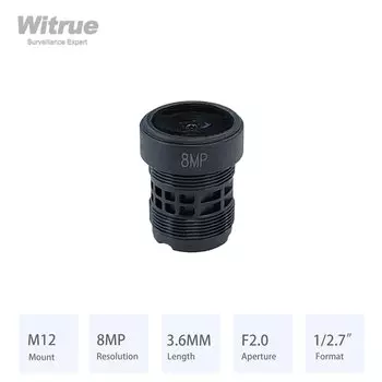 Объектив Witrue WI-3620B-8MPS