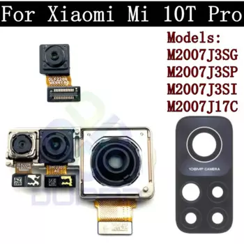 Объектив задней камеры для Xiaomi Mi 10T Pro 5G селфи Фронтальная маленькая фронтальная Фронтальная камера модуль вид задняя сторона запасные части