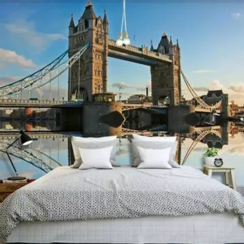Обои beibehang на заказ, 3d фотообои, фон для гостиной, настенный мост, пейзаж, Papel tapiz Papel de parede, 3d обои