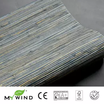 Обои MY WIND Grasscloth, 3D обои с морской травой, дизайн, офис, ТВ, декоративные обои с природными пейзажами, черные, 2019