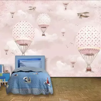 Обои на заказ, 3d фотообои, мультяшный воздушный шар, детская комната, ТВ-фон, гостиная, спальня, обои, домашний декор
