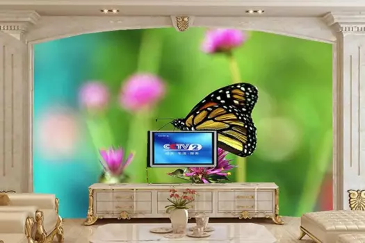 Обои с изображением бабочек и животных, 3d обои для гостиной, дивана, телевизора, спальни, Настенные обои