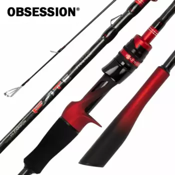 OBSESSION Carbon M Tip Удочка 1,98 м 2,13 м 2,28 м 2,43 м 2,7 м 3 м Спиннинговая удочка Сверхлегкие секции для путешествий Портативная удочка