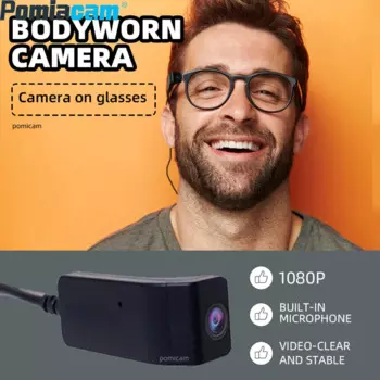 Очки камера ношеная мини камера 1080P HD безопасность USB Камера видеонаблюдения для vlog YouTube живая камера для Android