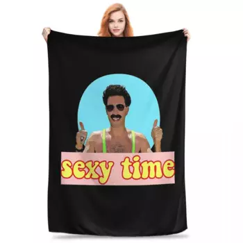 Одеяла Borat с цифровым изображением, флисовое покрывало для дивана, уличное покрывало для дома, спальни
