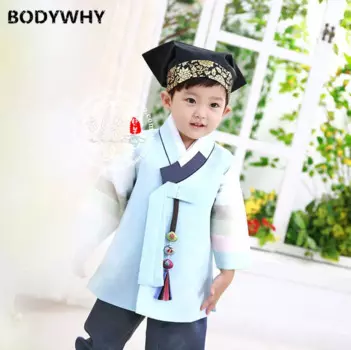 Одежда Hanbok для мальчиков Красивая Высококачественная детская одежда импортная ткань для дня рождения корейский модный костюм специальные подарки