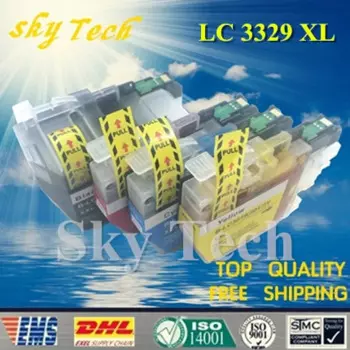 Один комплект совместимых чернильных картриджей для LC3329 XL, для Brother MFC-J5930DW MFC-J6935DW и т. д.