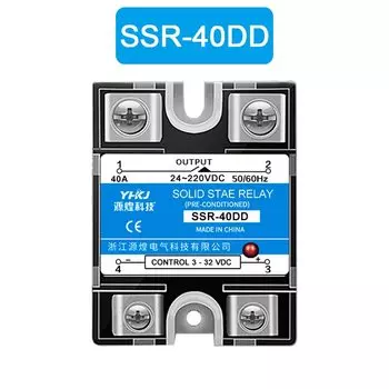 Однофазное твердотельное реле CKCTINNER SSR-10DD 220В