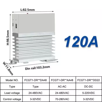 Однофазное твердотельное реле FCGT1-DRDA48