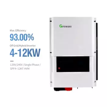 Однофазный SPF 12KT HVM 12000T 48VDC 230VAC интеллектуальный контроллер MPPT и WIFI солнечной сети для хранения инвертора growatt 12000 Вт