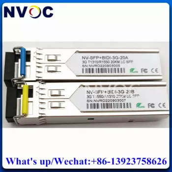 Одномодовый двунаправленный кабель 3G 10 км 20 км BIDI SDI SFP + с оптоволоконным кабелем, используемый в Blackmagic Design для оптоволоконного преобразователя