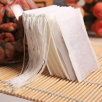 Одноразовые пакеты для чая из кукурузного волокна, 100 шт.