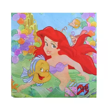 Одноразовые салфетки Disney принцессы 20/40 шт